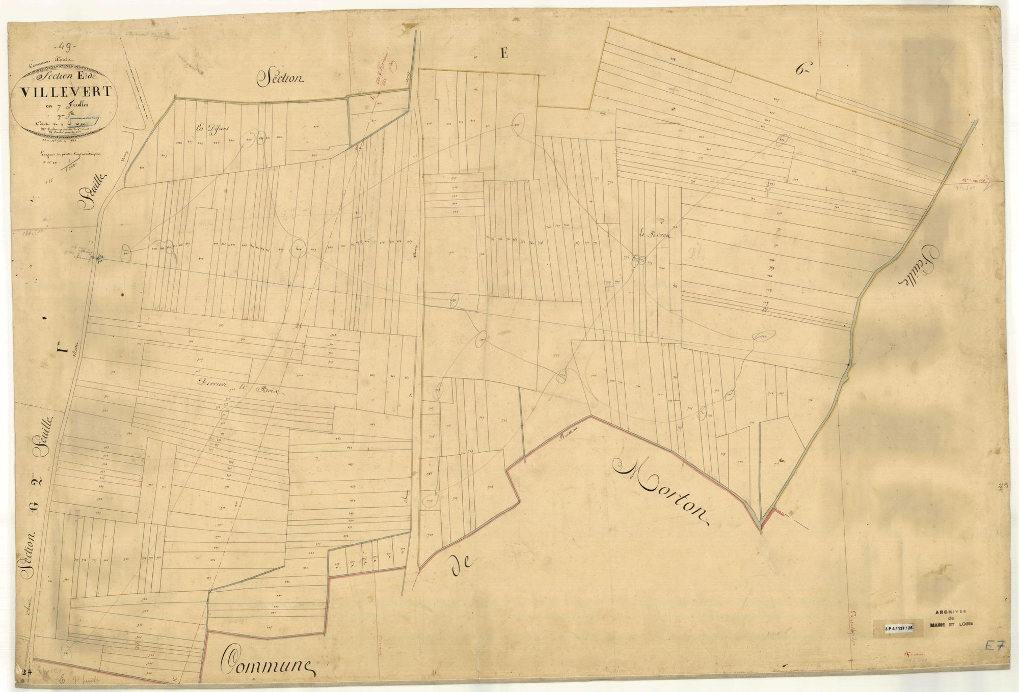 Épieds E 7 de Villevert