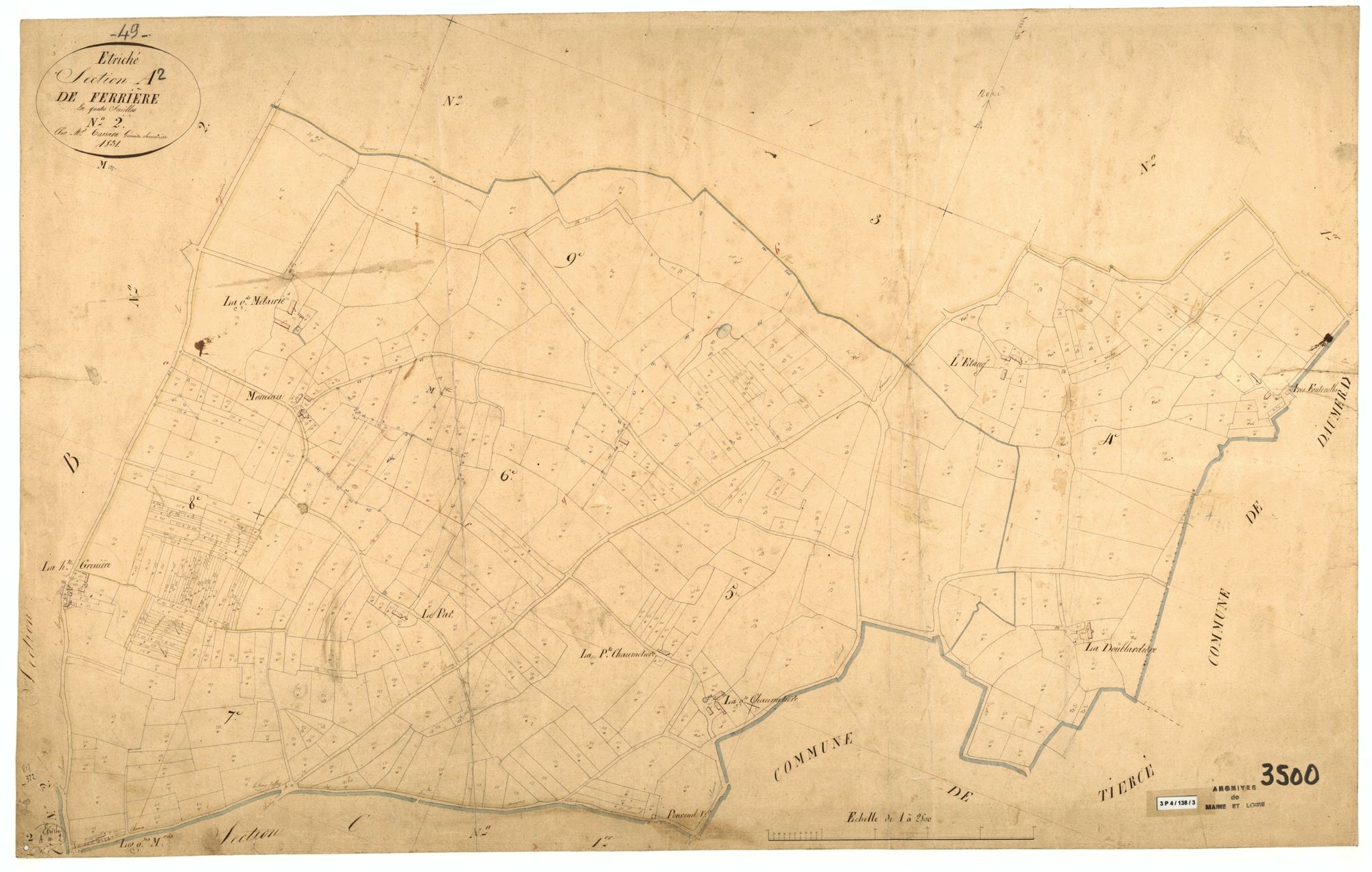 Étriché A 2 de Ferrière