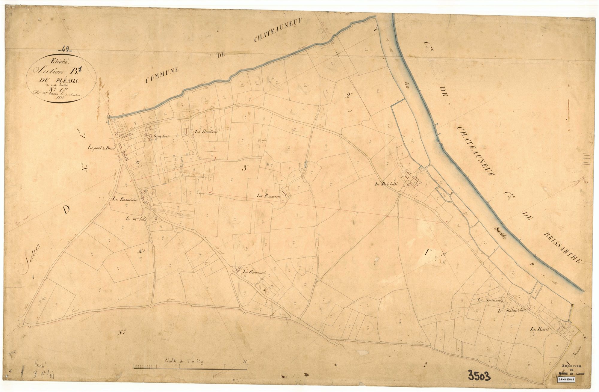 Étriché B 1 du Plessis
