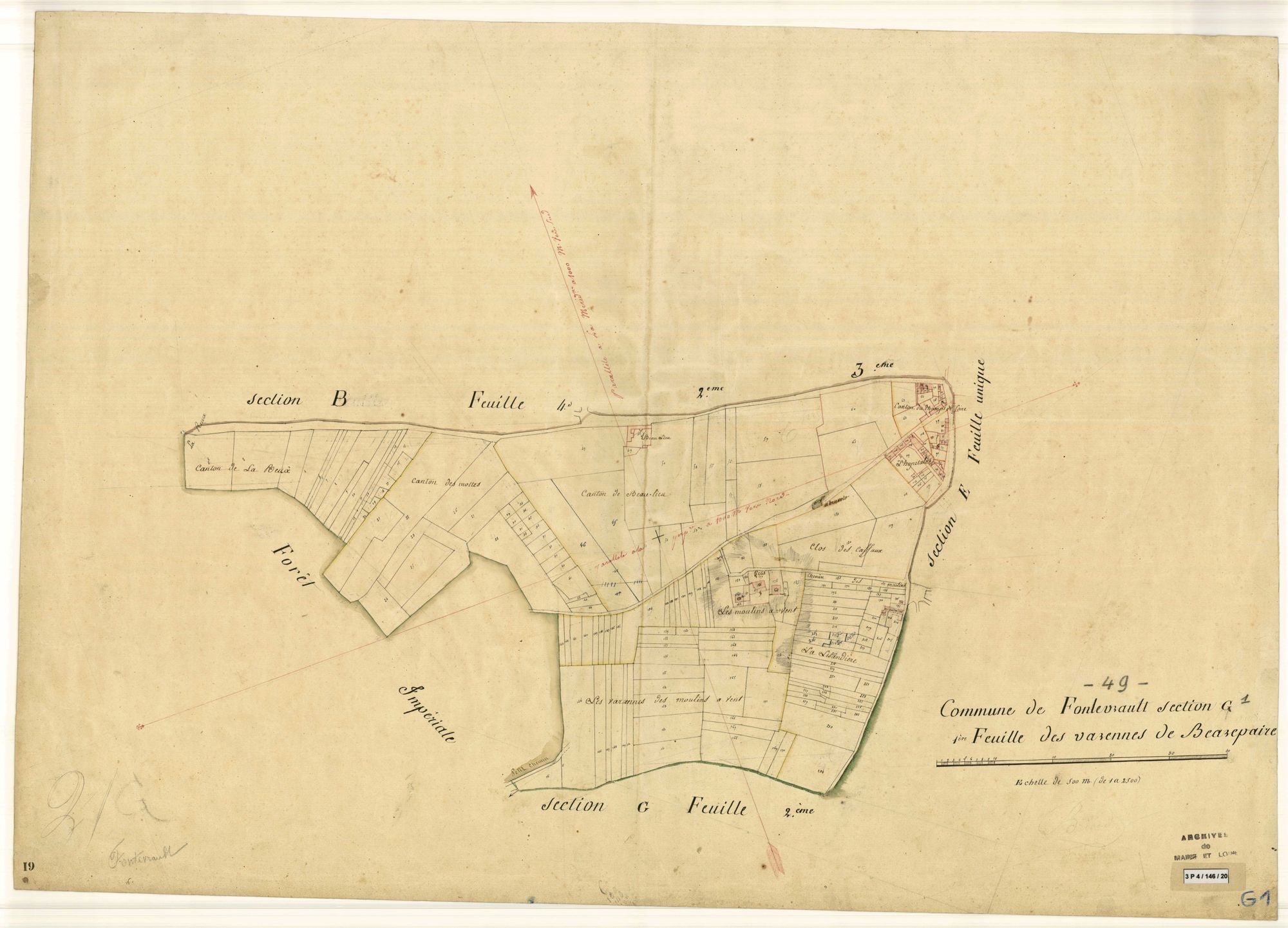 Fontevraud-l'Abbaye G 1 des Varennes de Beaurepaire