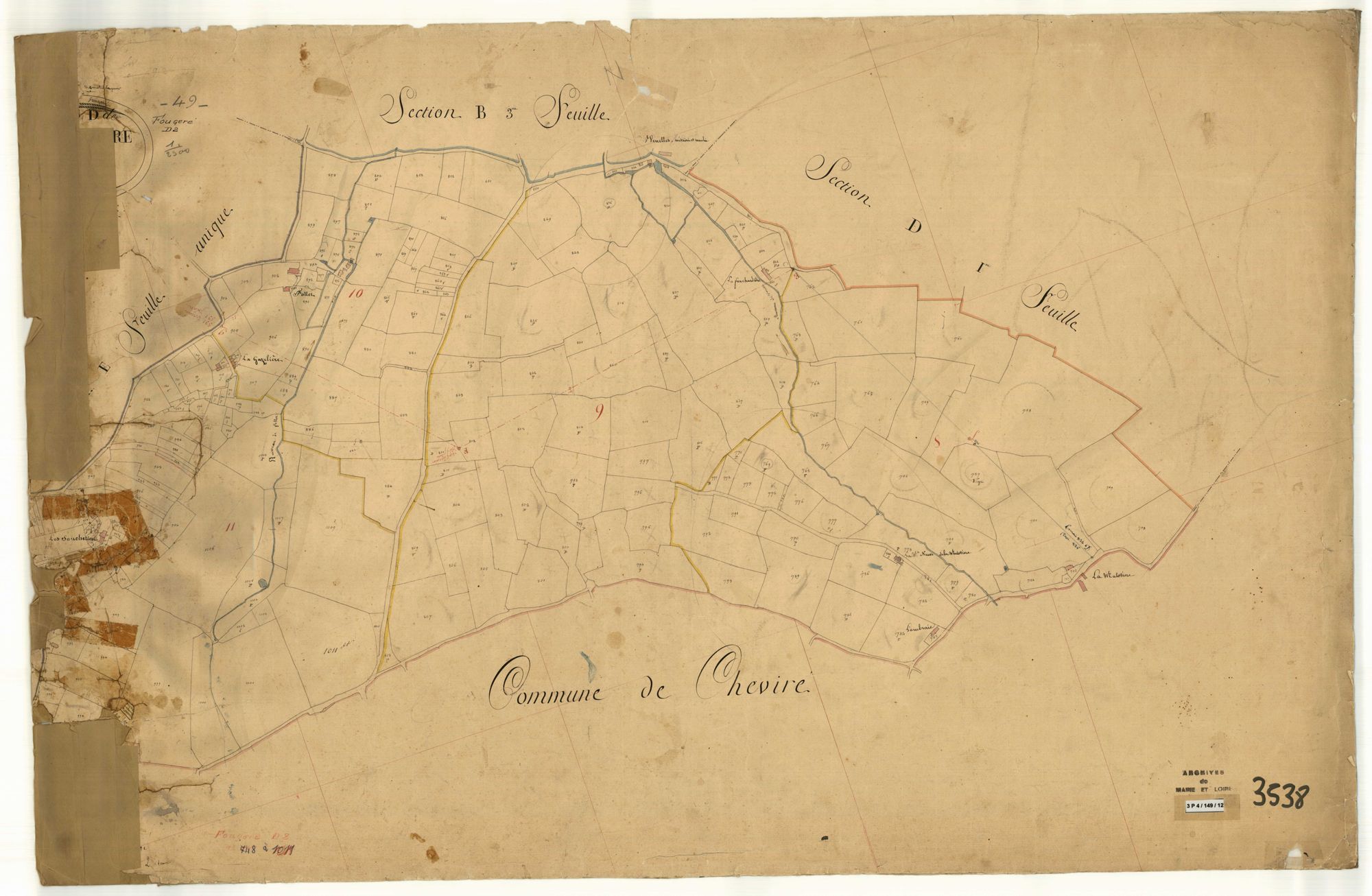 Fougeré D 2 de la Gaudière