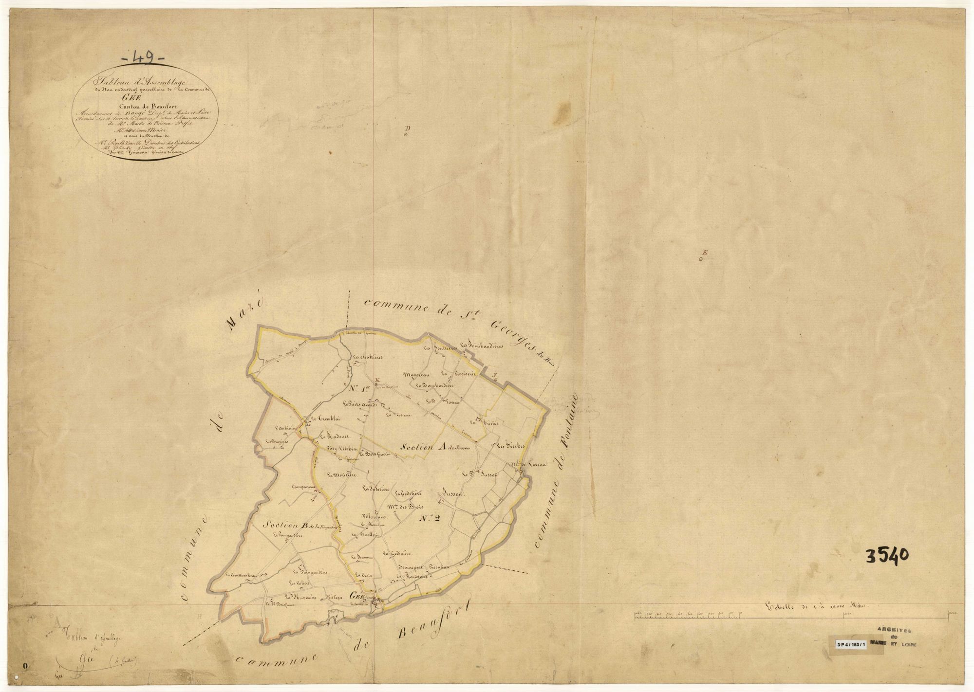 Gée Tableau d’assemblage