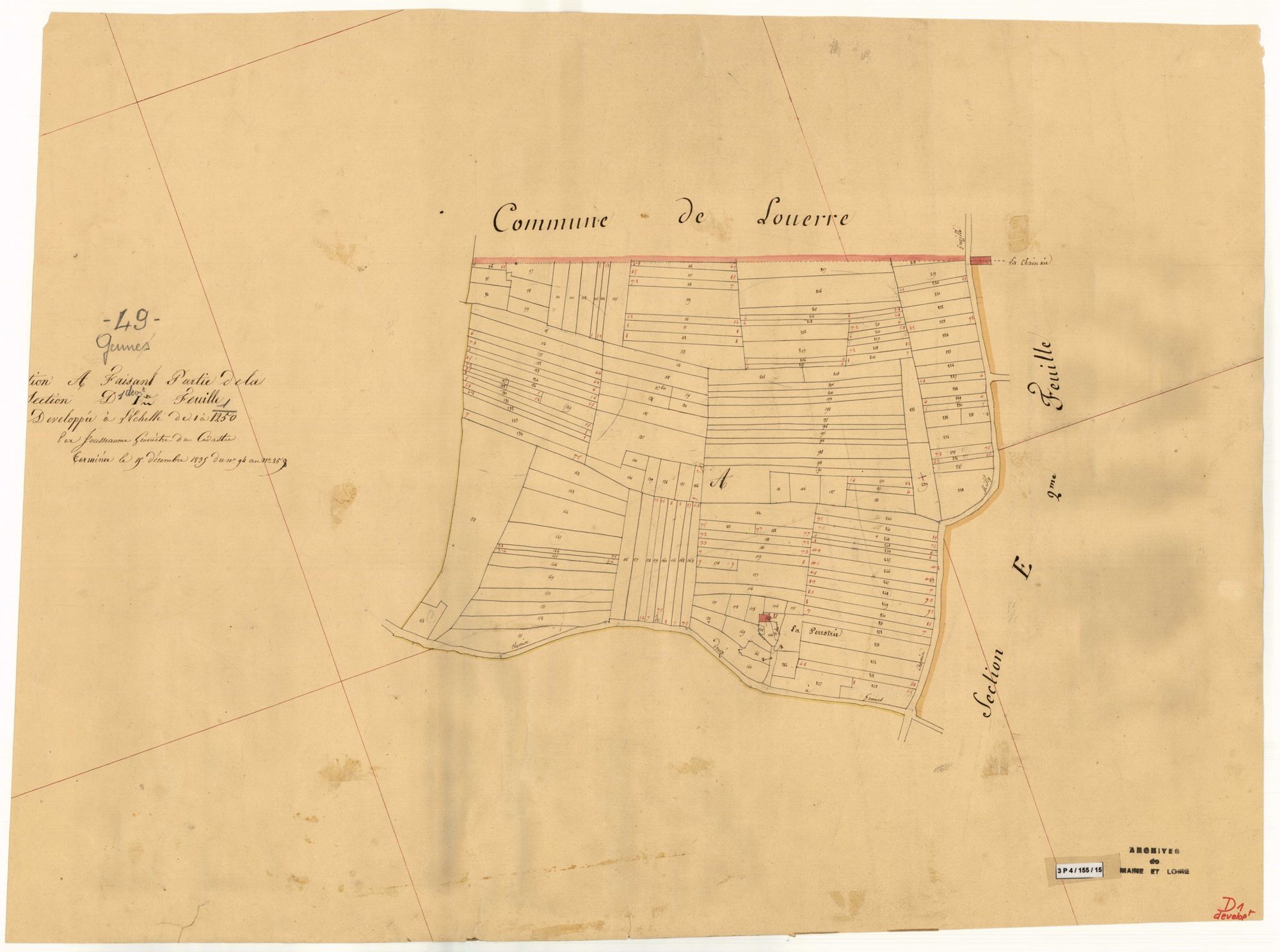 Gennes D 1(dév.) des Bois de Belle-Vue