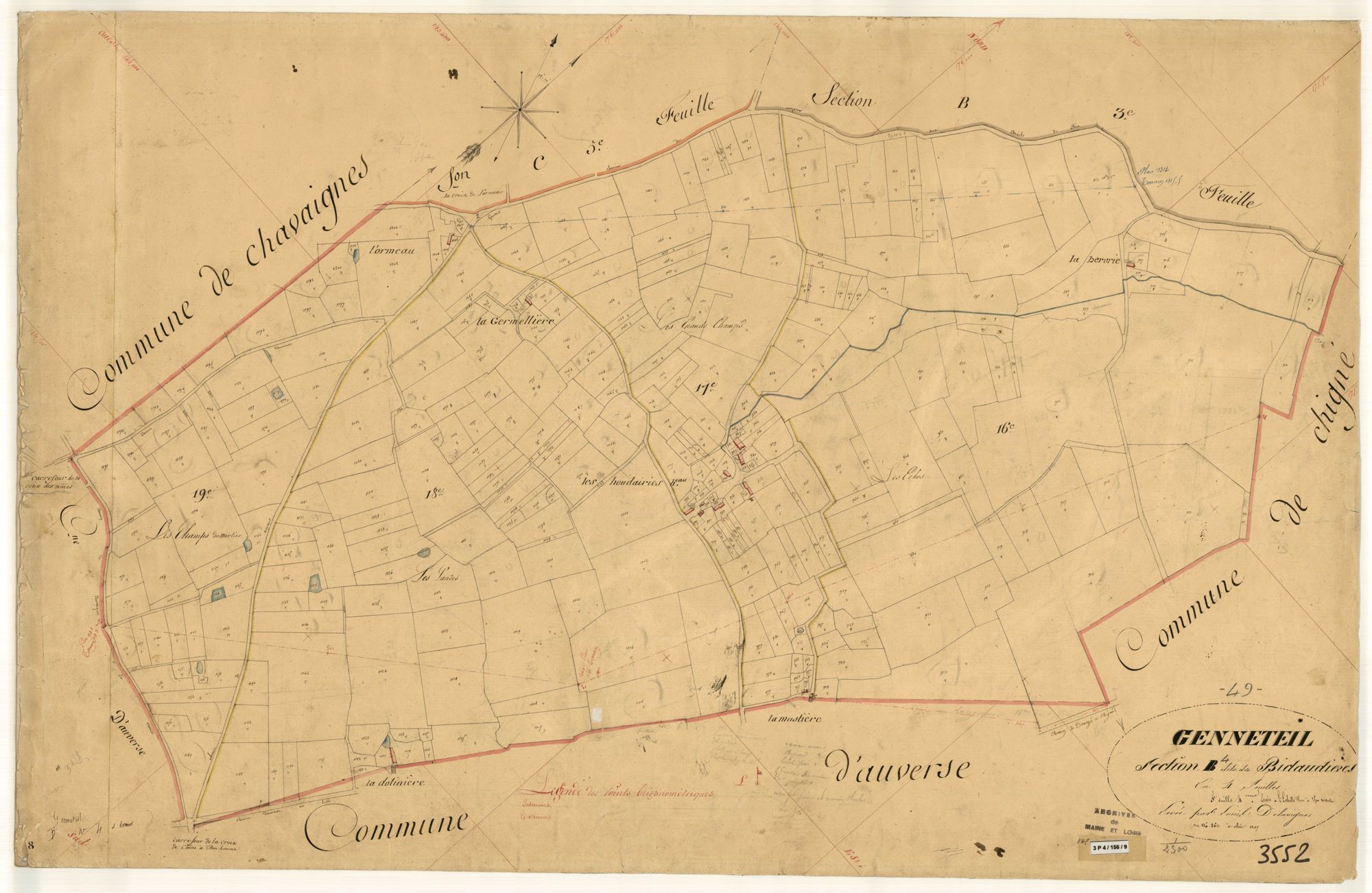 Genneteil B 4 des Bidaudières