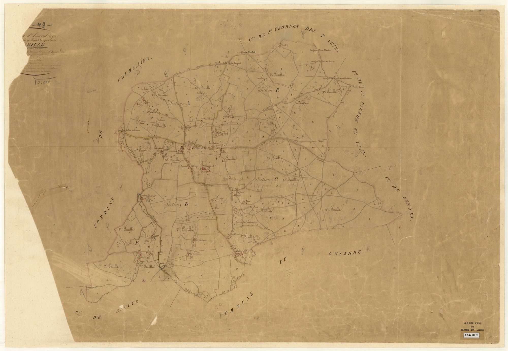 Grézillé Tableau d’assemblage