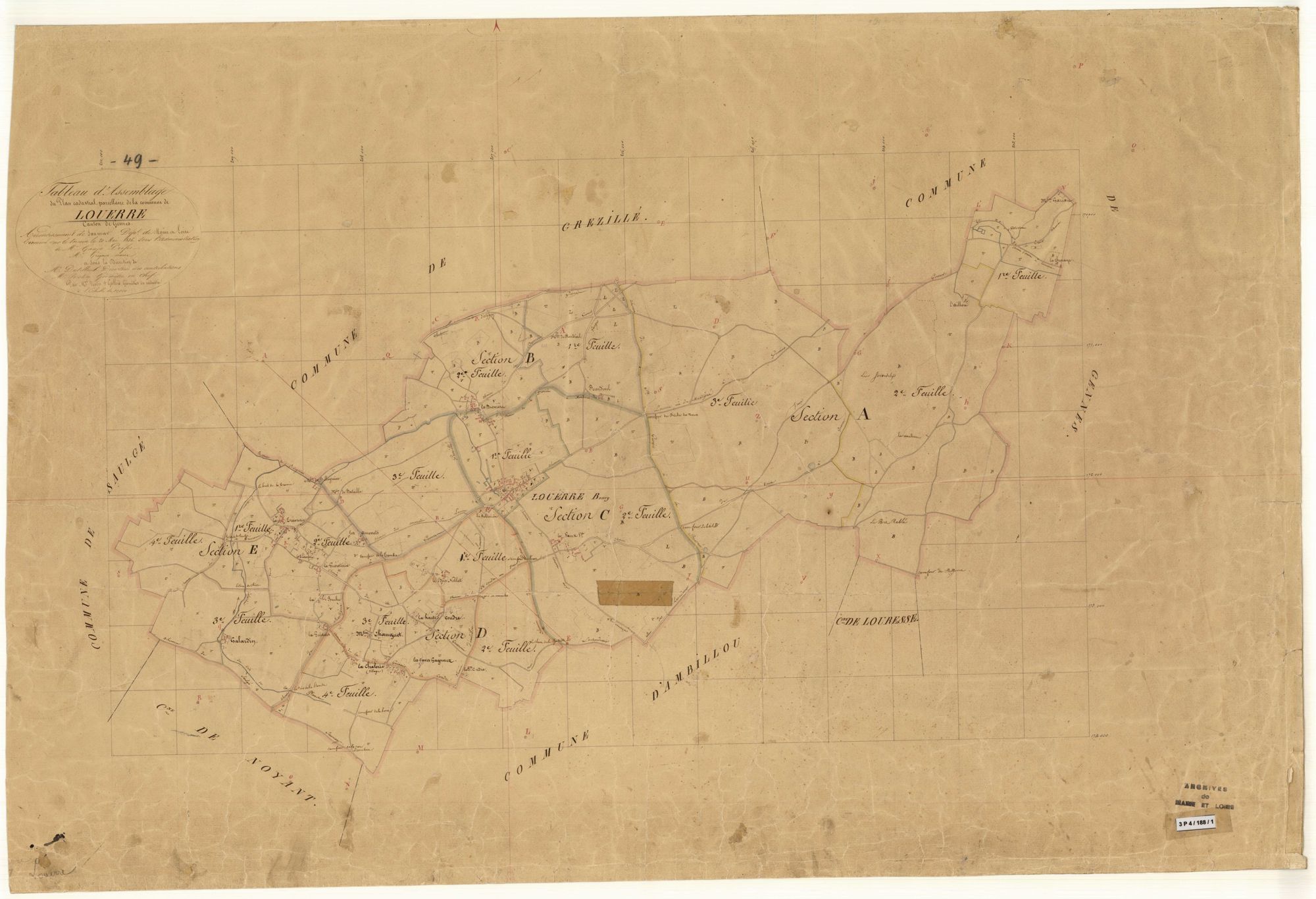 Louerre Tableau d’assemblage