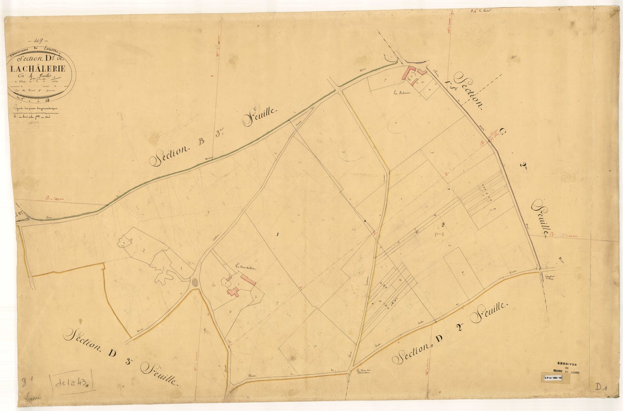 Louerre D 1 de la Châlerie