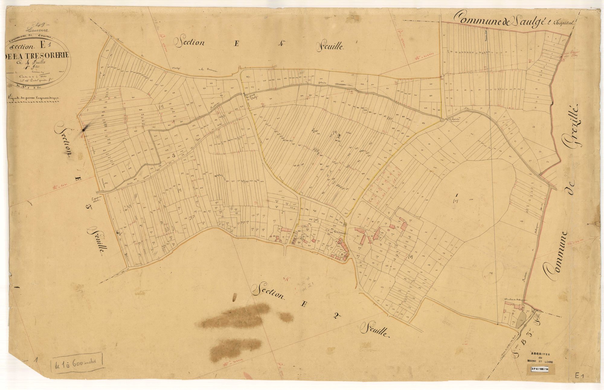 Louerre E 1 de la Trésorerie