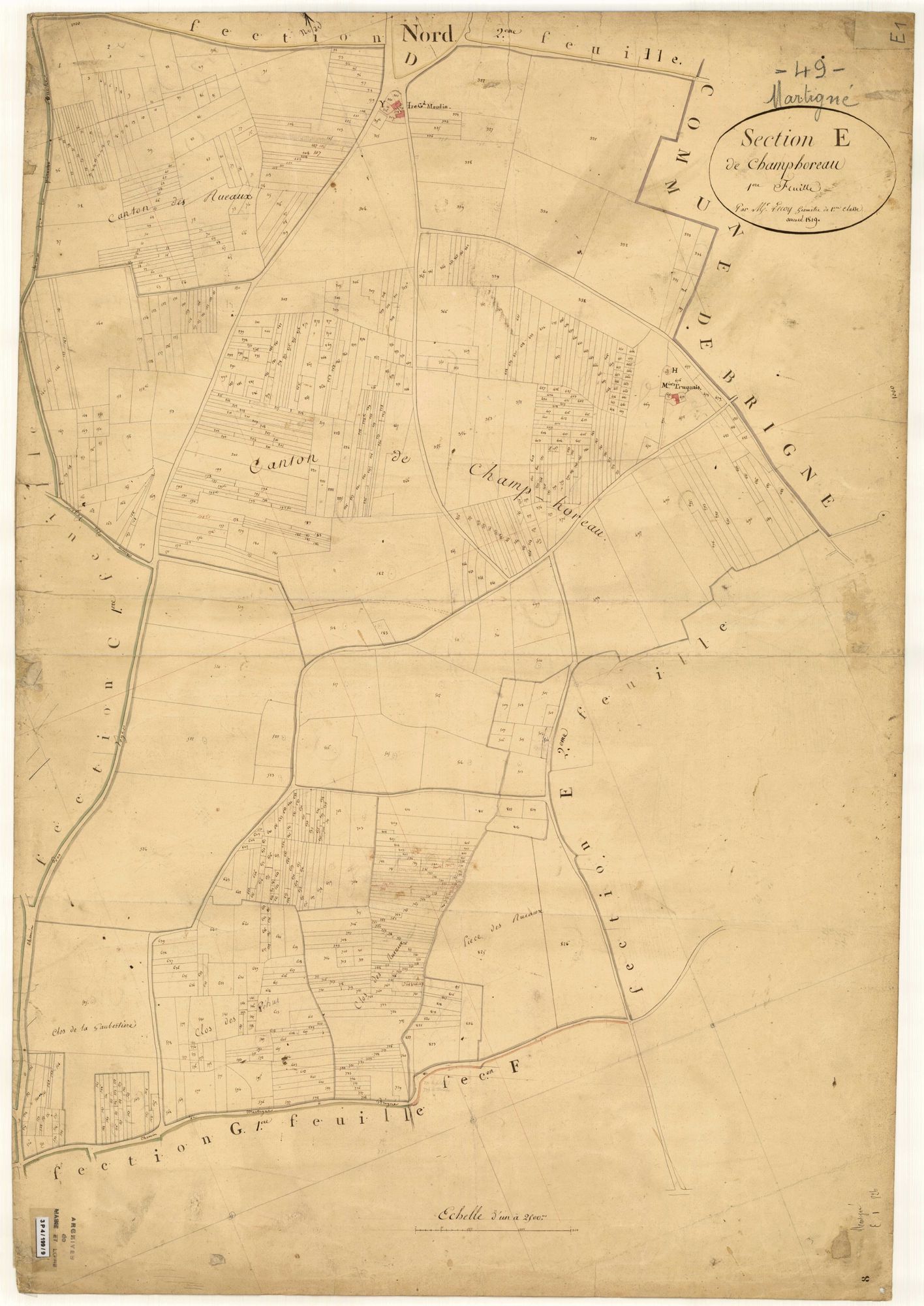 Martigné-Briand E 1 de Champhoreau