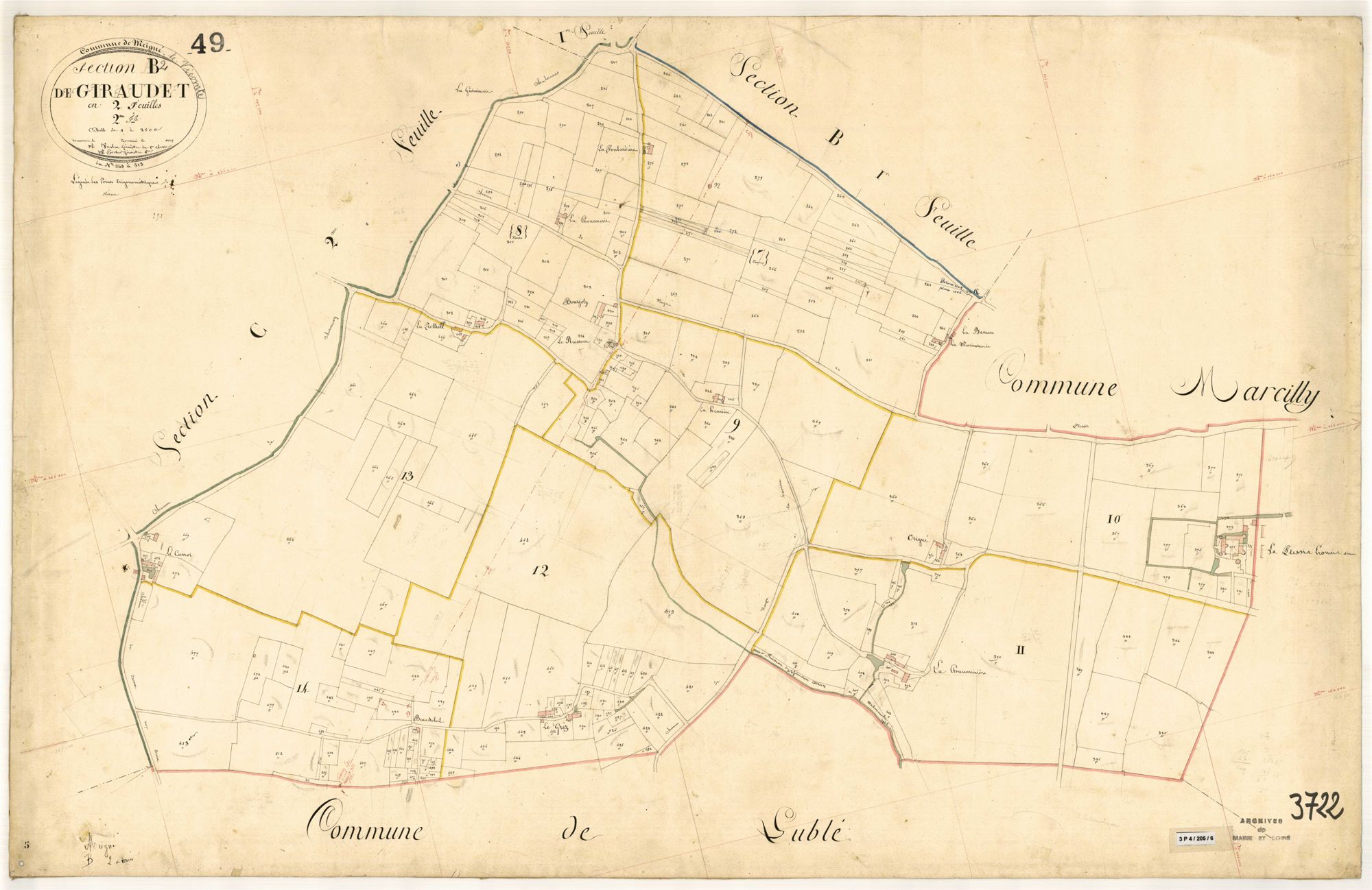 Meigné-le-Vicomte B 2 de Giraudet