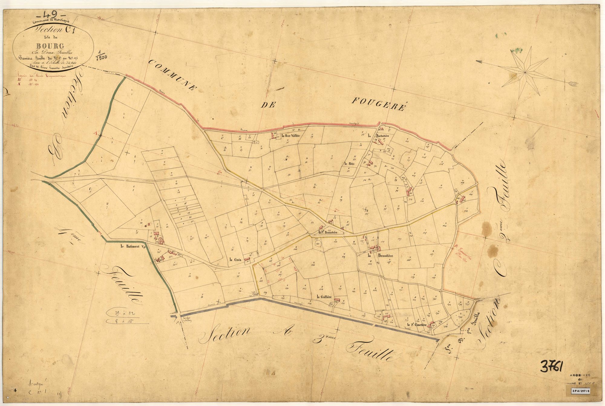 Montigné-lès-Rairies C 1 du Bourg