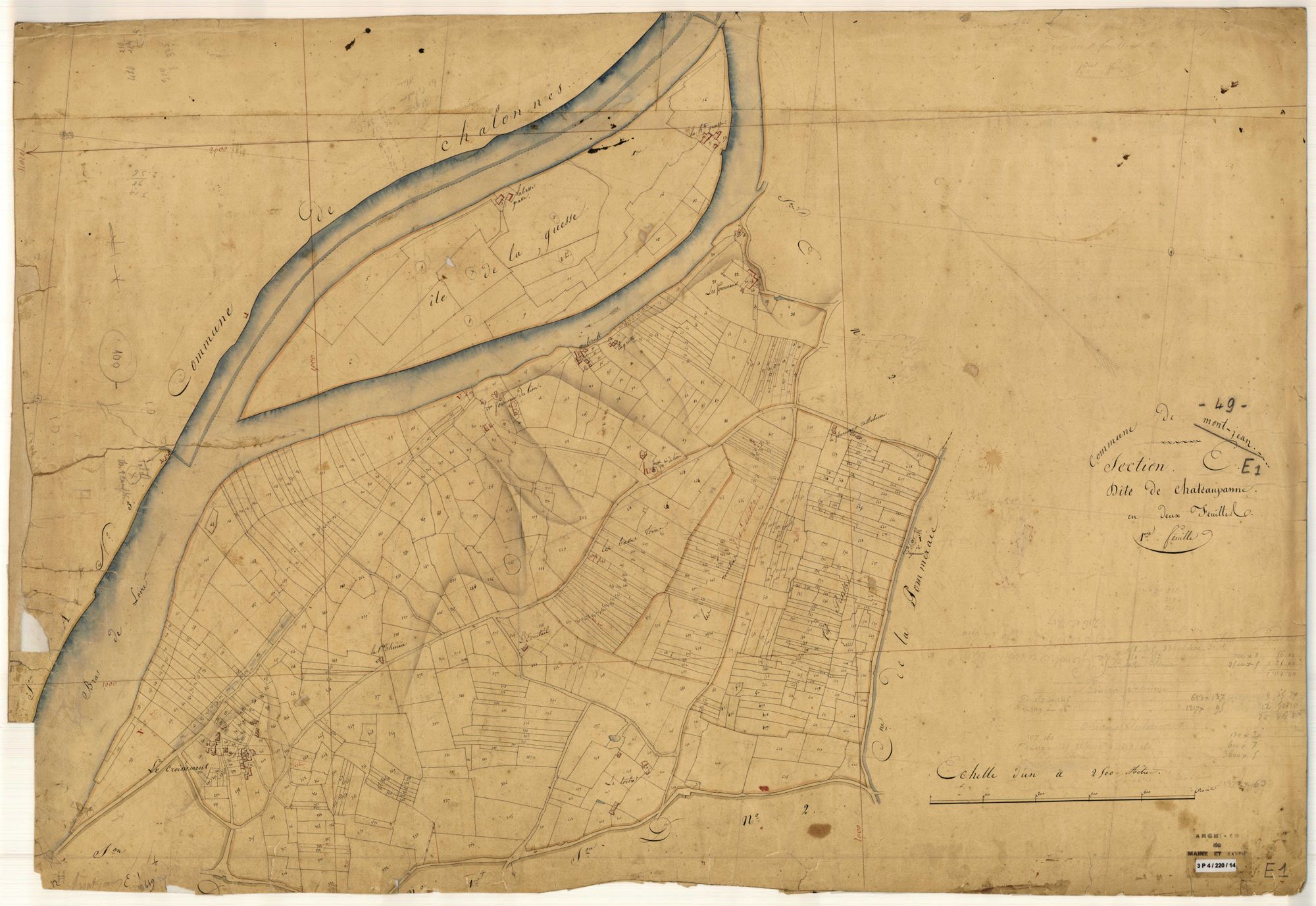 Montjean-sur-Loire E 1 de Chateaupanne