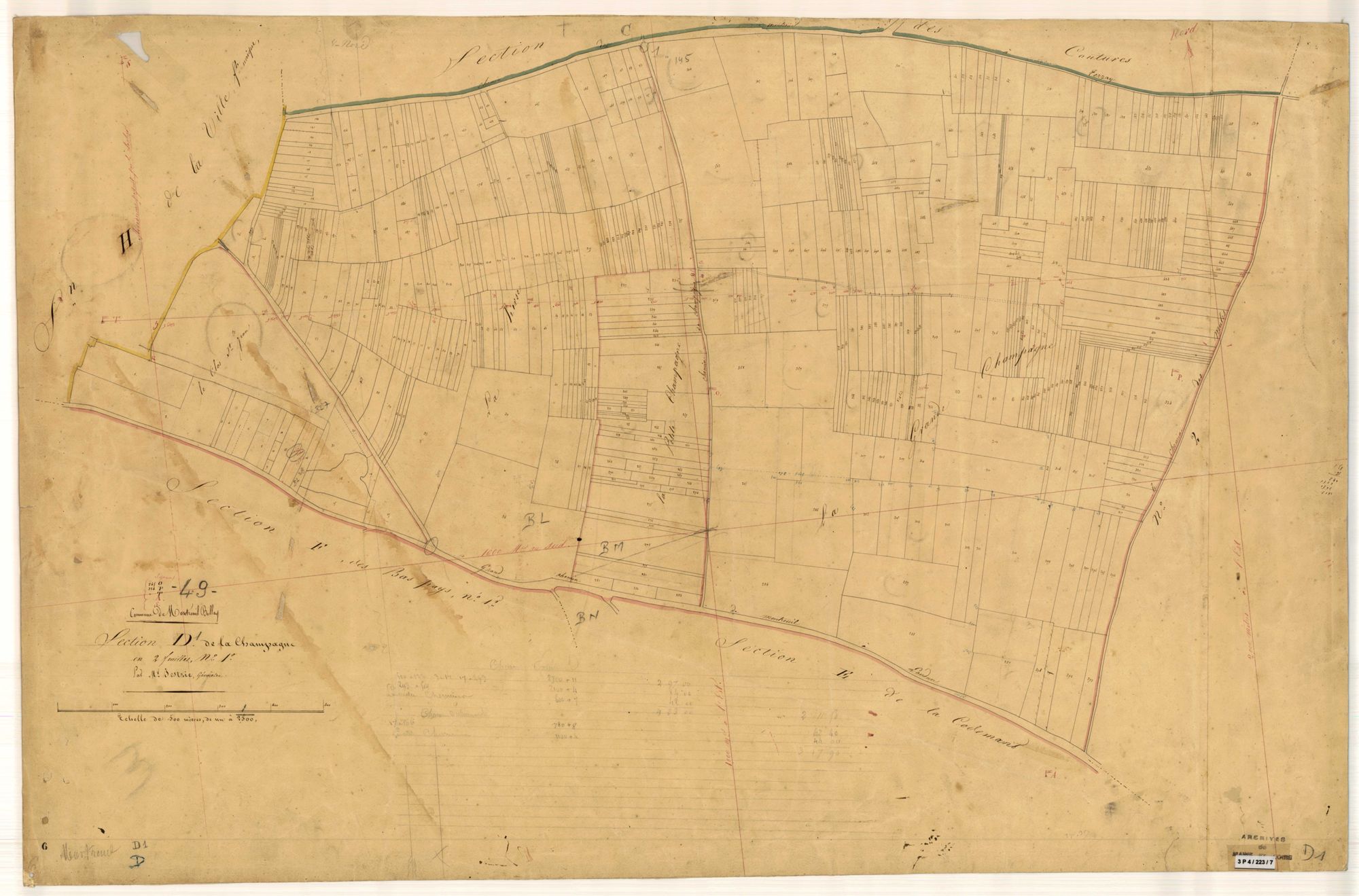 Montreuil-Bellay D 1 de la Champagne