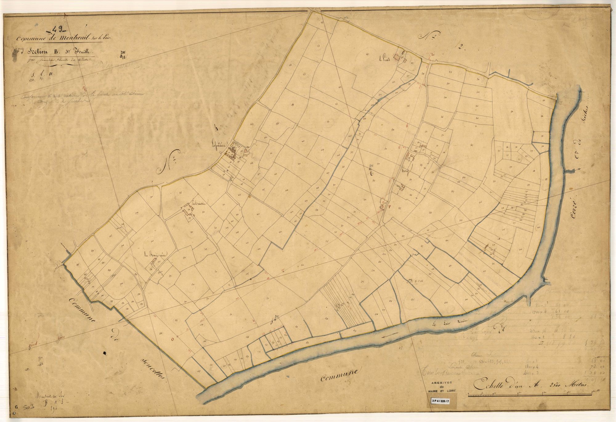 Montreuil-sur-Loir B 3 des Grandes Maisons