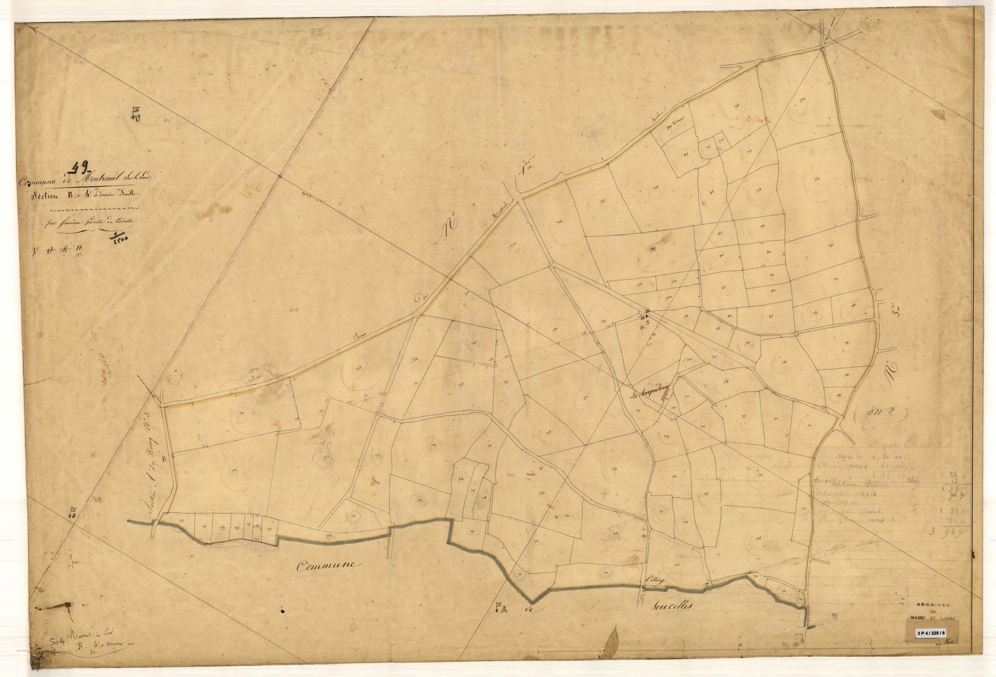 Montreuil-sur-Loir B 4 des Grandes Maisons