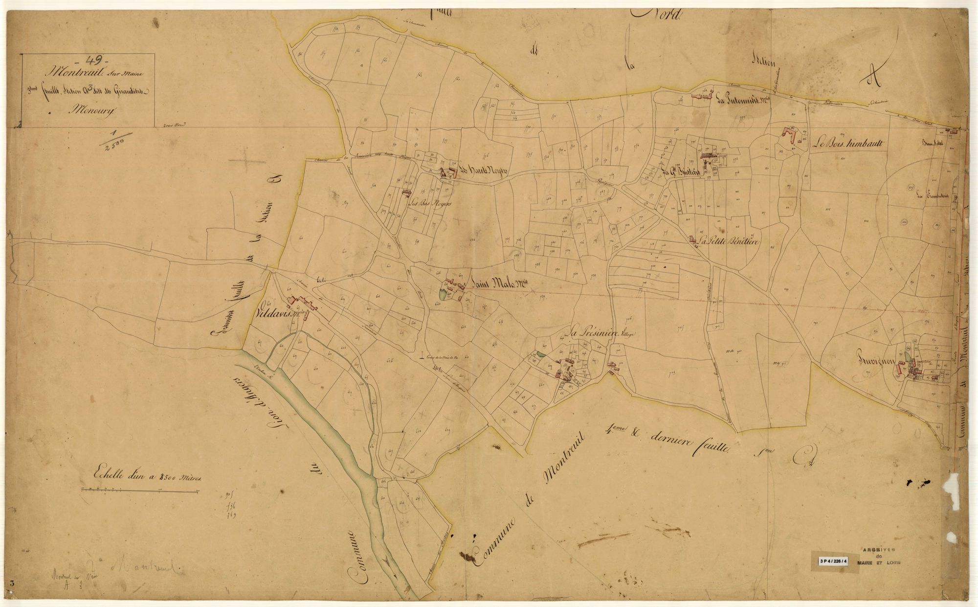 Montreuil-sur-Maine A 3 des Giraudières