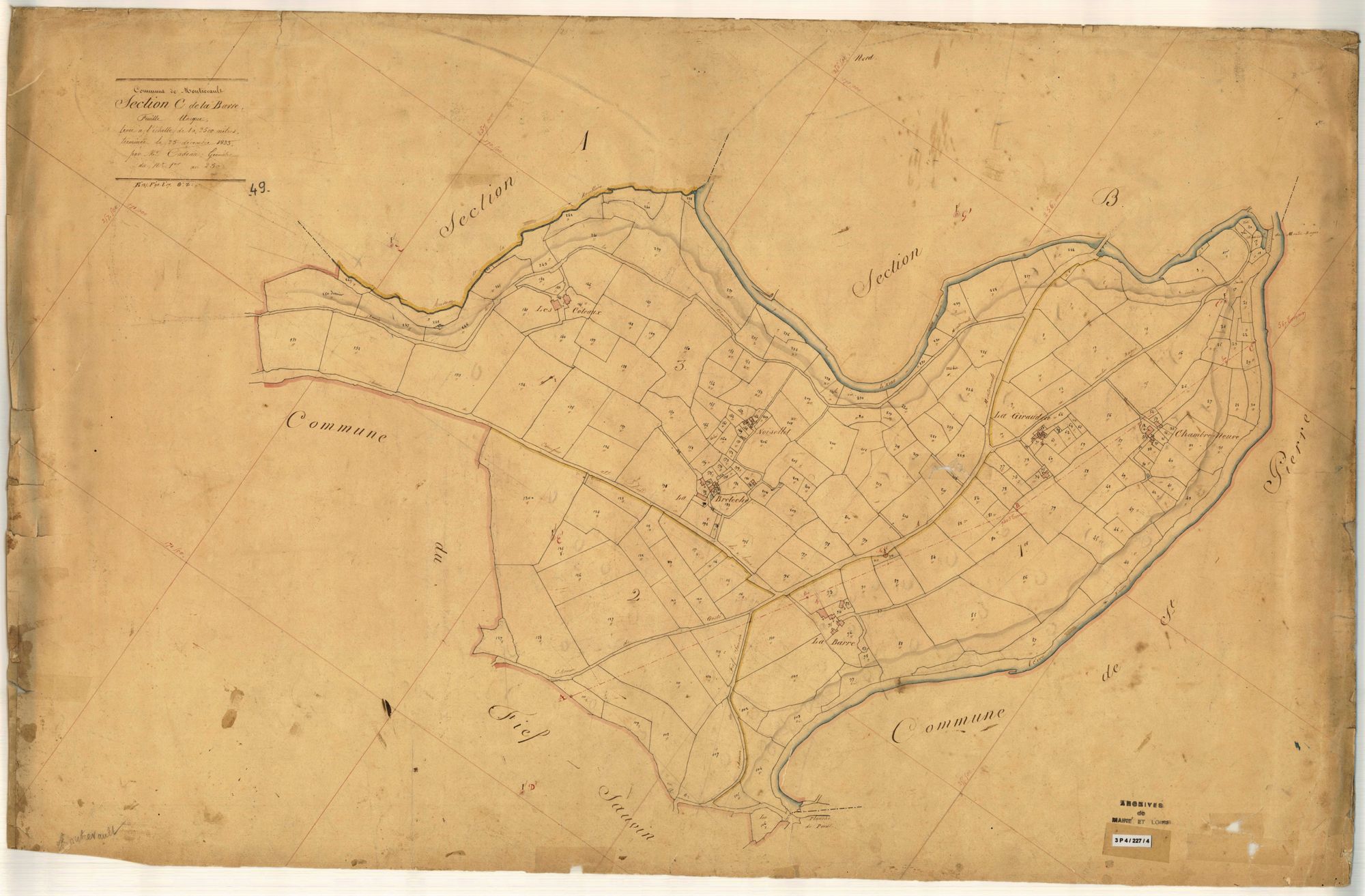 Montrevault C (unique) de la Barre