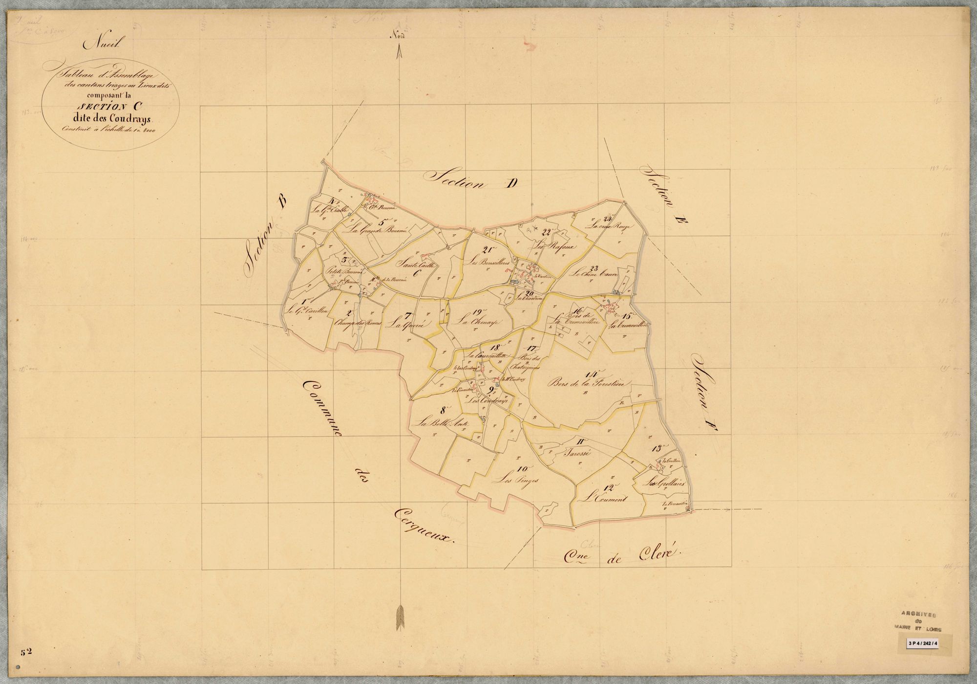 Nueil-sur-Layon T.A (sect C) des Coudrays
