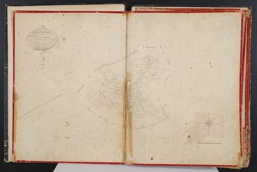 Plan cadastral de la ville d'Avranches - 1834 - 245 Num 004