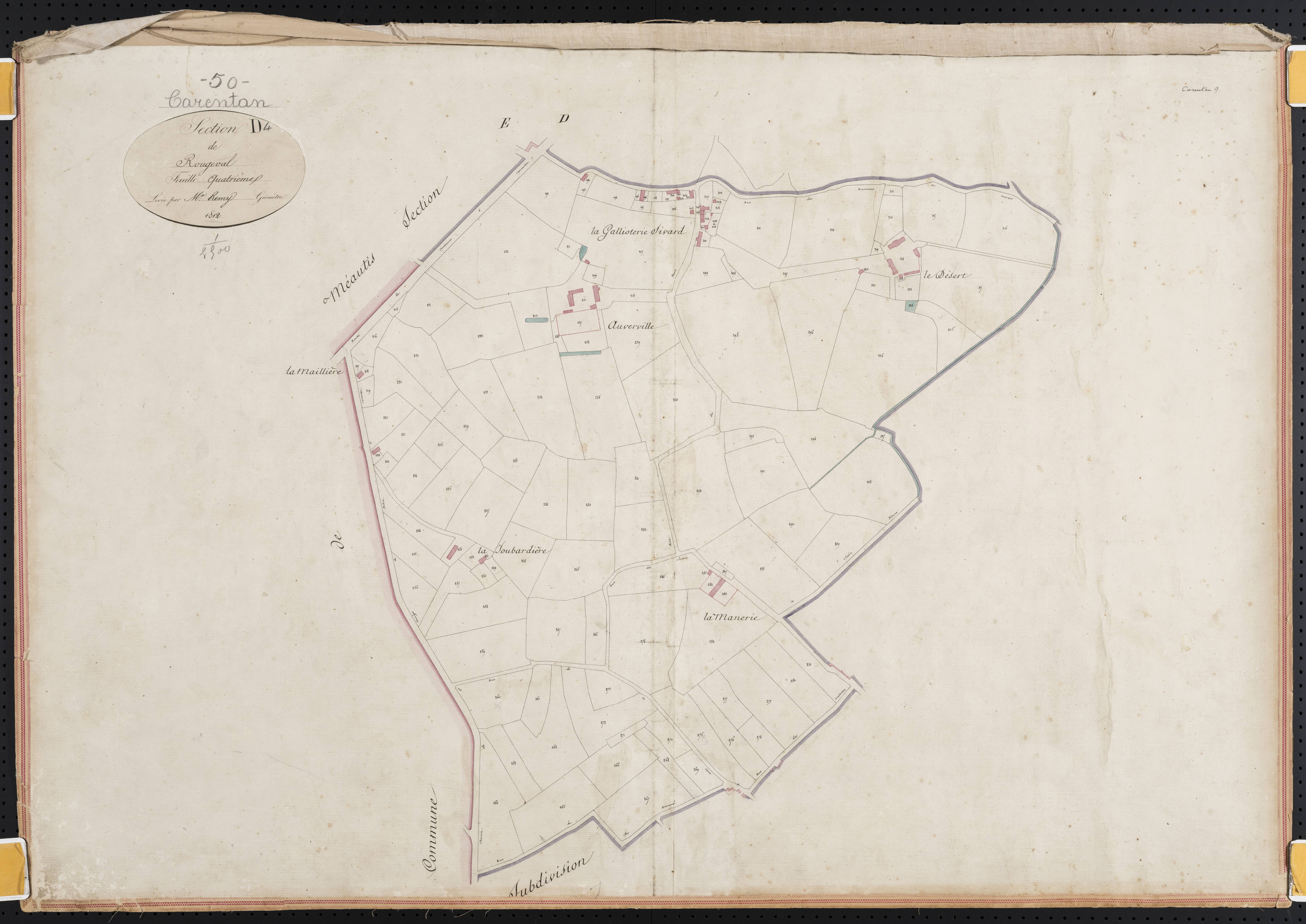 Plan cadastral - 1814 - 265 Num 010