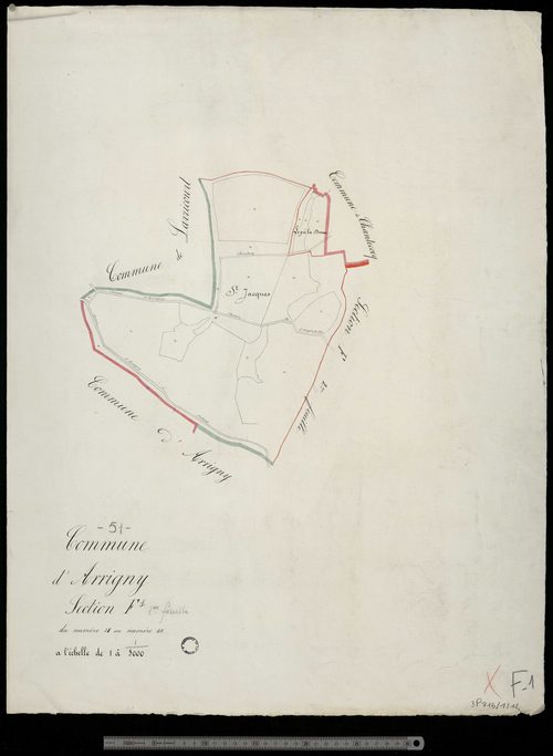 Arrigny. Section F1