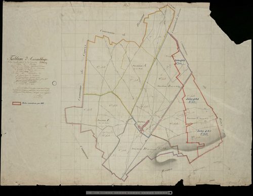 Bétheny. Tableau d'assemblage