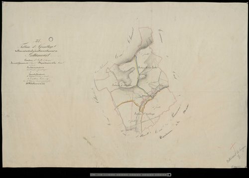 Bettancourt-la-Longue. Tableau d'assemblage