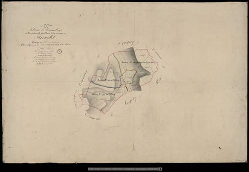 Brouillet. Tableau d'assemblage