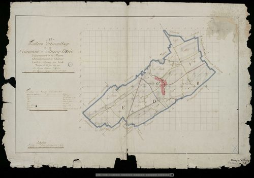 Bussy-Lettrée. Tableau d'assemblage