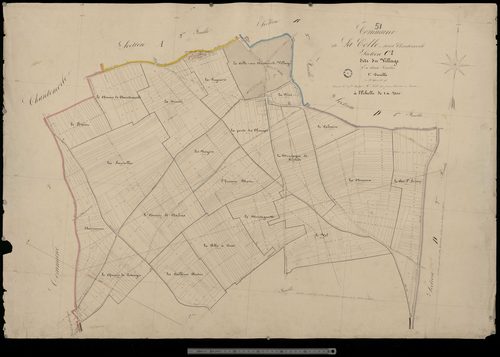 Celle-sous-Chantemerle (La). Section C1 dvt