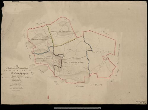 Champguyon. Tableau d'assemblage