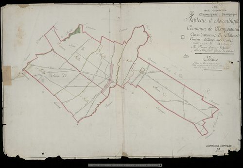Champigneul. Tableau d'assemblage