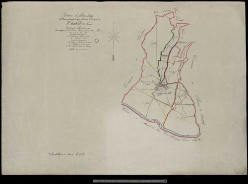 Châtillon-sur-Marne. Tableau d'assemblage