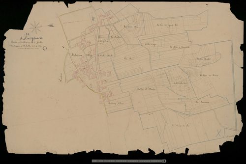 Aulnizeux. Section B2(2ème feuille)
