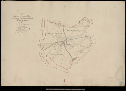 Courgivaux. Tableau d'assemblage