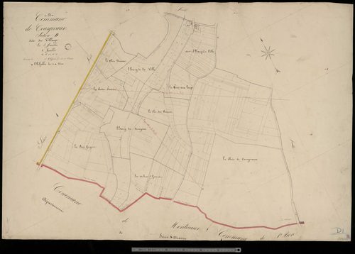 Courgivaux. Section D1