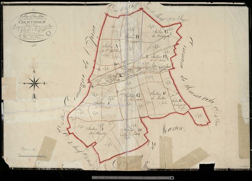 Courtisols. Tableau d'assemblage