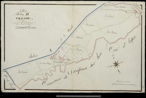 Dommartin-la-Planchette. Section Bu