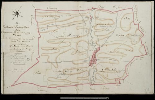 Dommartin-Lettrée. Tableau d'assemblage