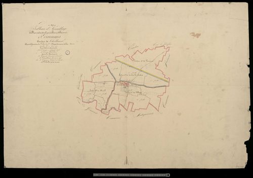 Écriennes. Tableau d'assemblage