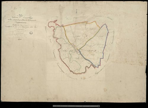 Frignicourt. Tableau d'assemblage