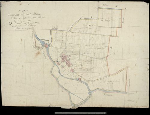 Saint-Brice-Courcelles. Section Cu