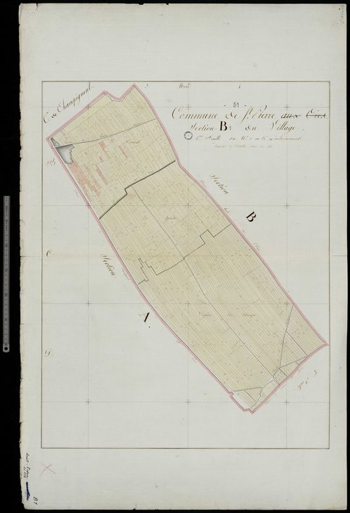 Saint-Pierre-aux-Oies. Section B1