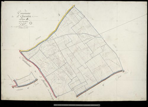 Saint-Quentin-les-Marais. Section B1