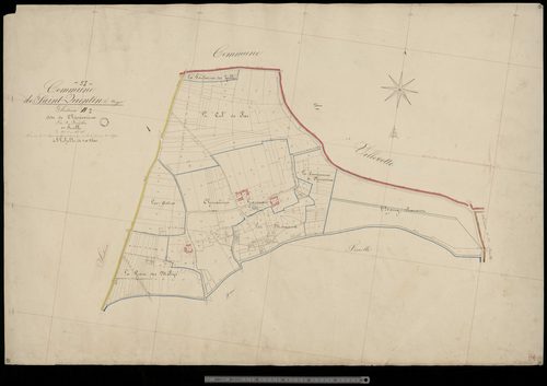 Saint-Quentin-le-Verger. Section B1