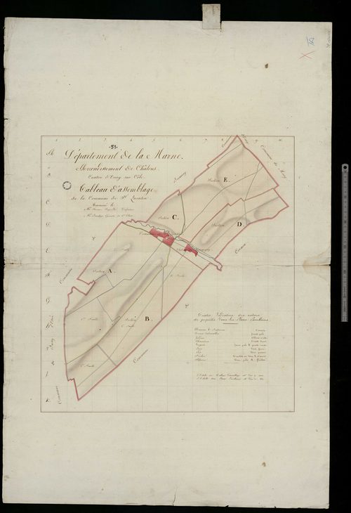 Saint-Quentin-sur-Coole. Tableau d'assemblage