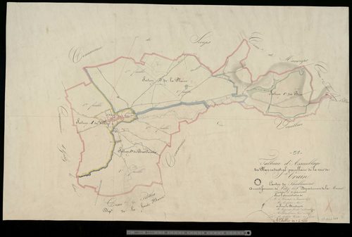 Saint-Vrain. Tableau d'assemblage