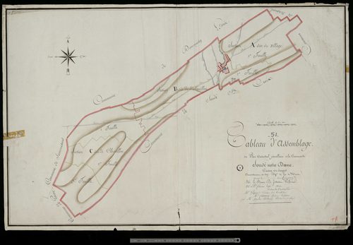 Soudé-Notre-Dame. Tableau d'assemblage