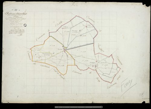 Vauchamps. Tableau d'assemblage