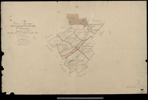 Villeseneux. Tableau d'assemblage